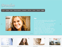 Tablet Screenshot of brandonsalon.com